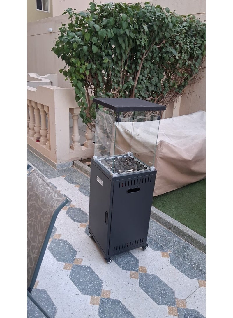 Dream Outdoor Gas Patio Heater 11KW for Gardens and Restaurants – Matte Black - Image 4